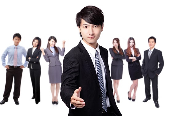 a group of singaporeans showing various business attires for presentation event or for working in the office